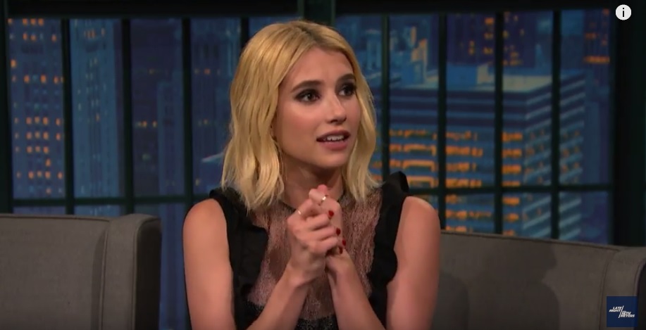 Emma  Roberts - Late Night with Seth Meyers